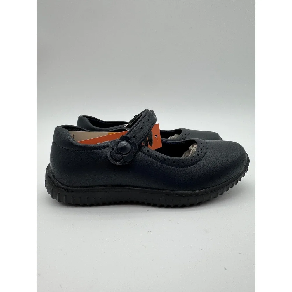 Girls Dress Shoes US 12 Navy Mary Jane School Uniform Flats